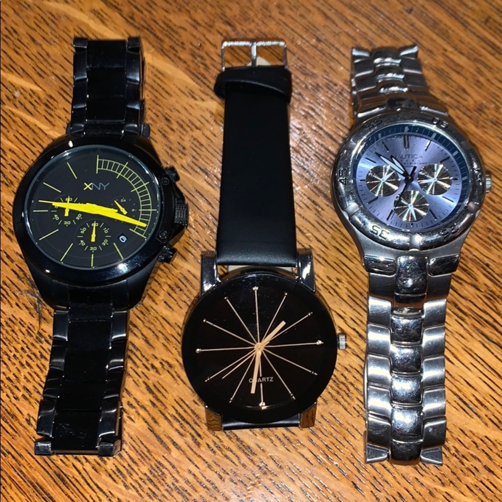 Stylish Stainless Steel watches. NAUTICA, XNY..